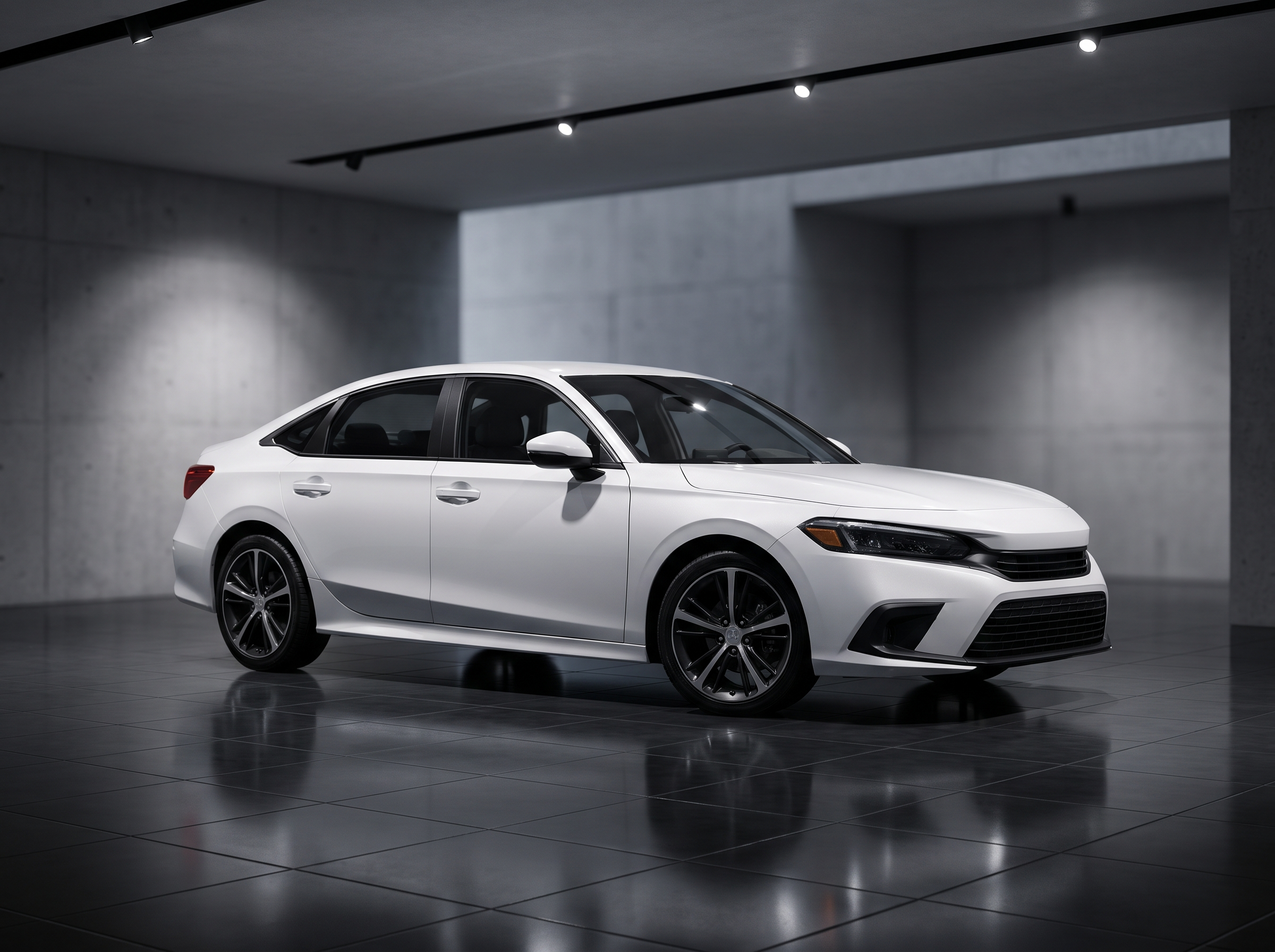 Sedan putih yang telah berjaya dijual