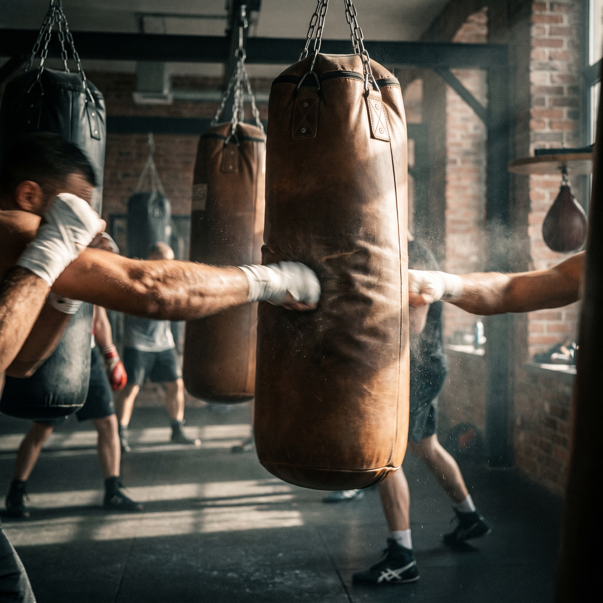 Kelas latihan tinju