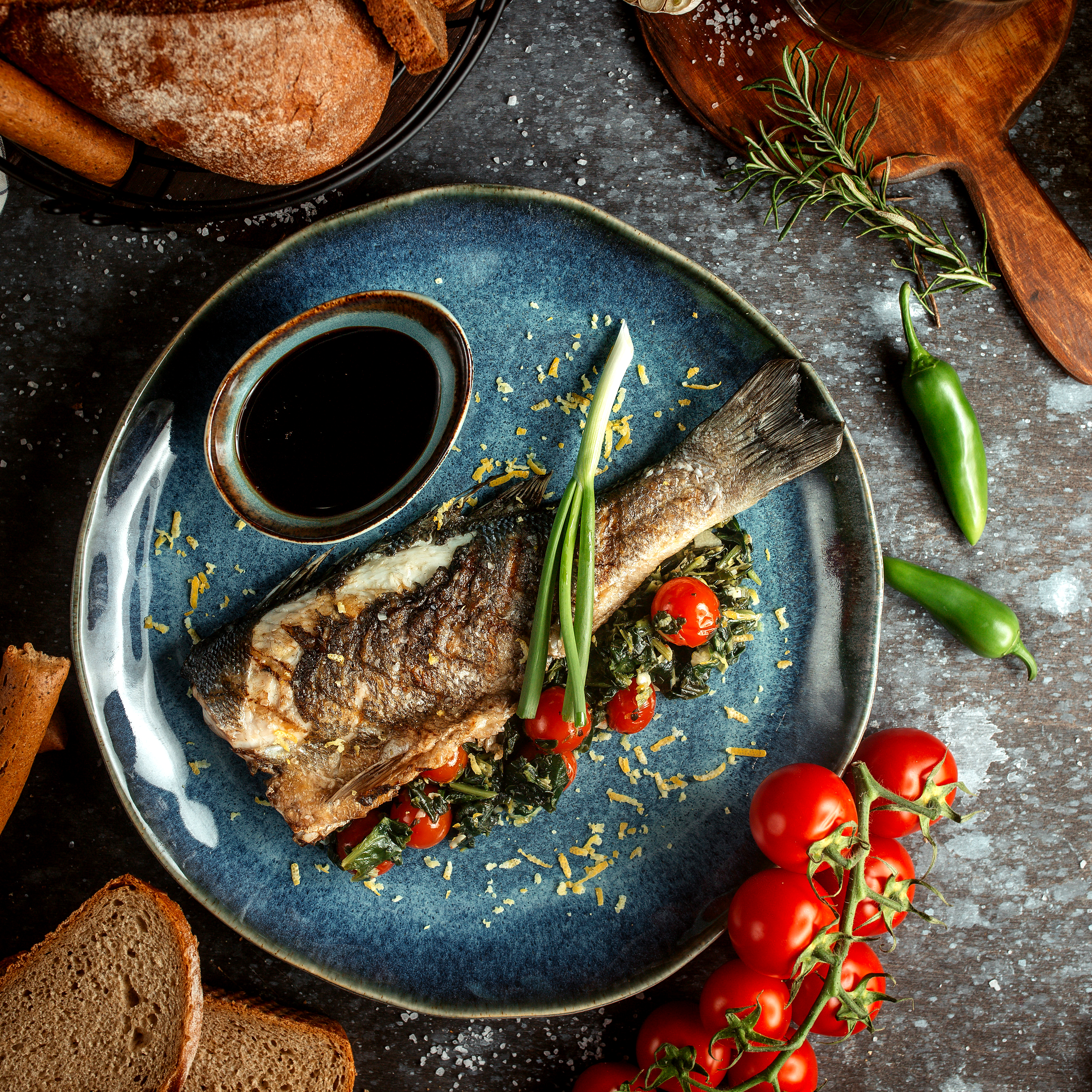 Ikan Goreng Berlada - chili fried fish