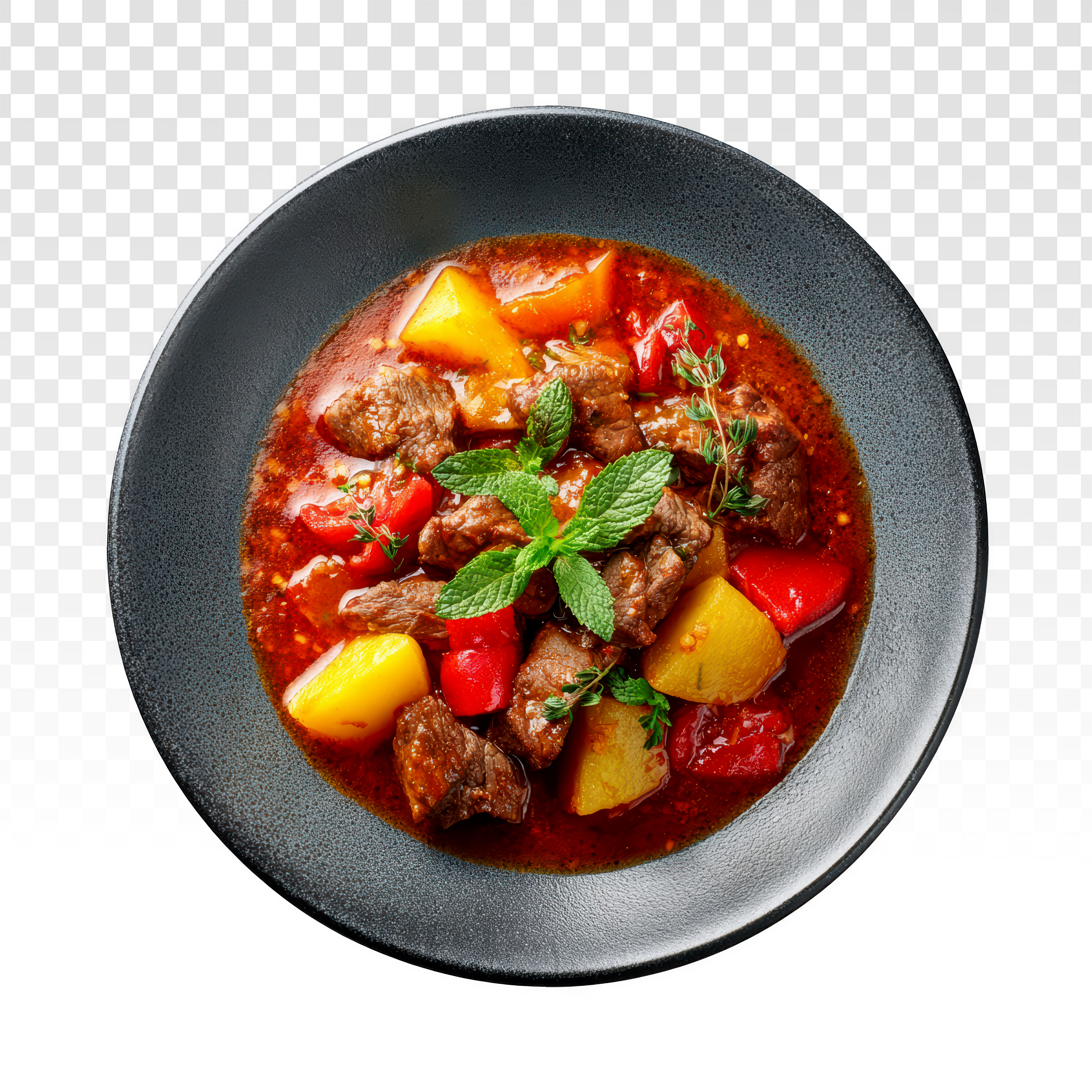 Rendang Daging - slow-cooked beef rendang